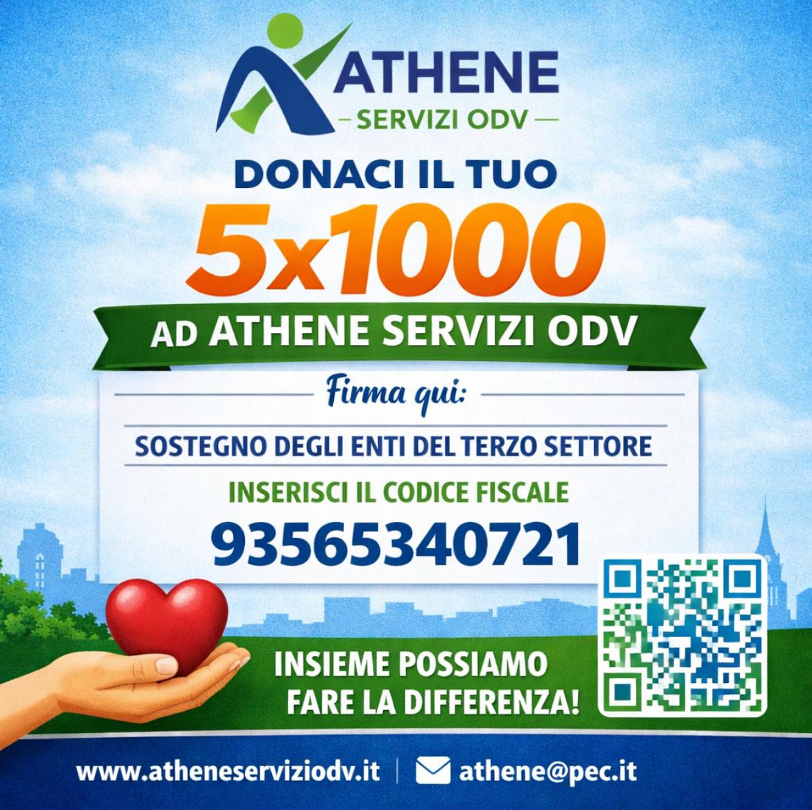 Poster 5x1000 Athene Servizi ODV